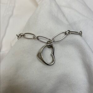 Sterling Silver Heart Bracelet
